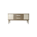 Modern Two-Tone Sideboard with Streamlined Design and Minimalist Aesthetics